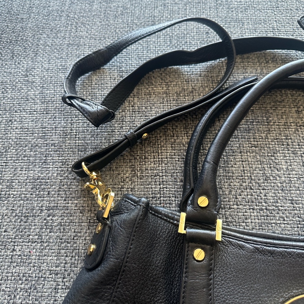 TORY BURCH Black Leather Handbag - Picture 3 of 16